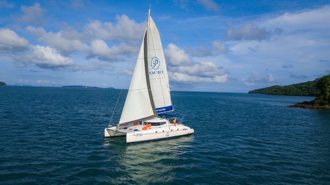 Sunset Promthep + Coral by Yacht catamaran 3