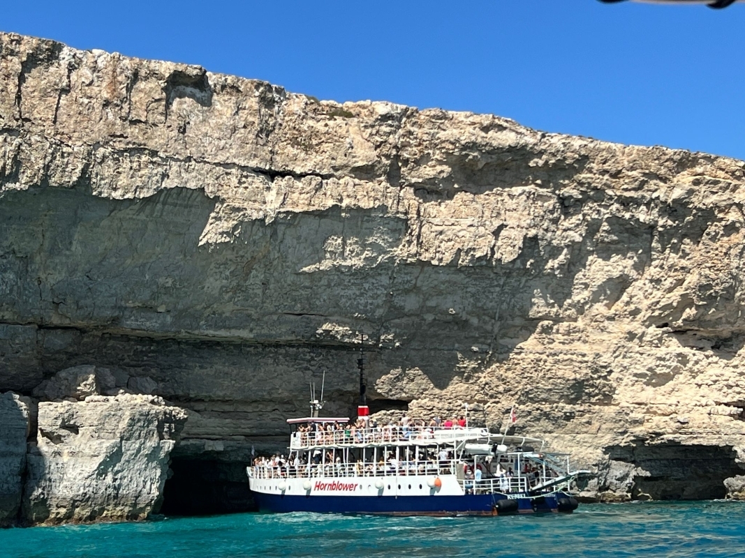 Comino, Blue Lagoon Boat Tour Malta: Sea Caves, Swim, Snorkel & WaterSlide Cruise 5