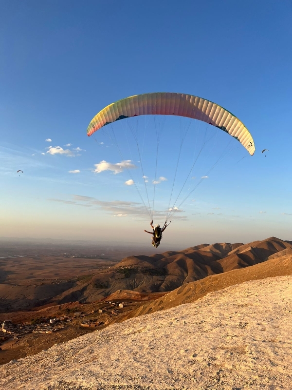 Paragliding + Buggy (Solo) + Camel Ride + Dinner Adventure in Agafay Desert 4